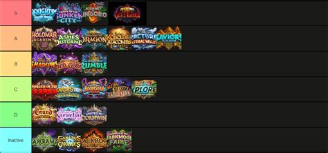 hearthstone expansion list.